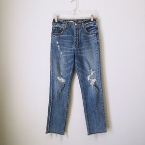 Pilcro | The Vintage Straight Leg Denim Jeans